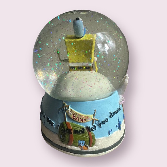 2003 Viacom Enesco SpongeBob Square Pants Glittery Snow Globe- Read Description - Picture 6 of 8